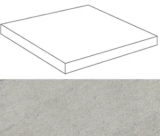 Ступень угловая правая Atlas Concorde Italy Marvel Clauzetto White Scalino Ang. Dx ATG2 33x33 - фото 1