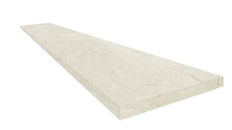 Ступень ColiseumGres Фьямма Уайт угловая правая 620070002386 белый 33x60 - фото 1