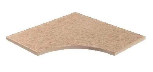 Бортик изогнутый закругленный Atlas Concorde Клиф Гриджио 60x60 - фото 1