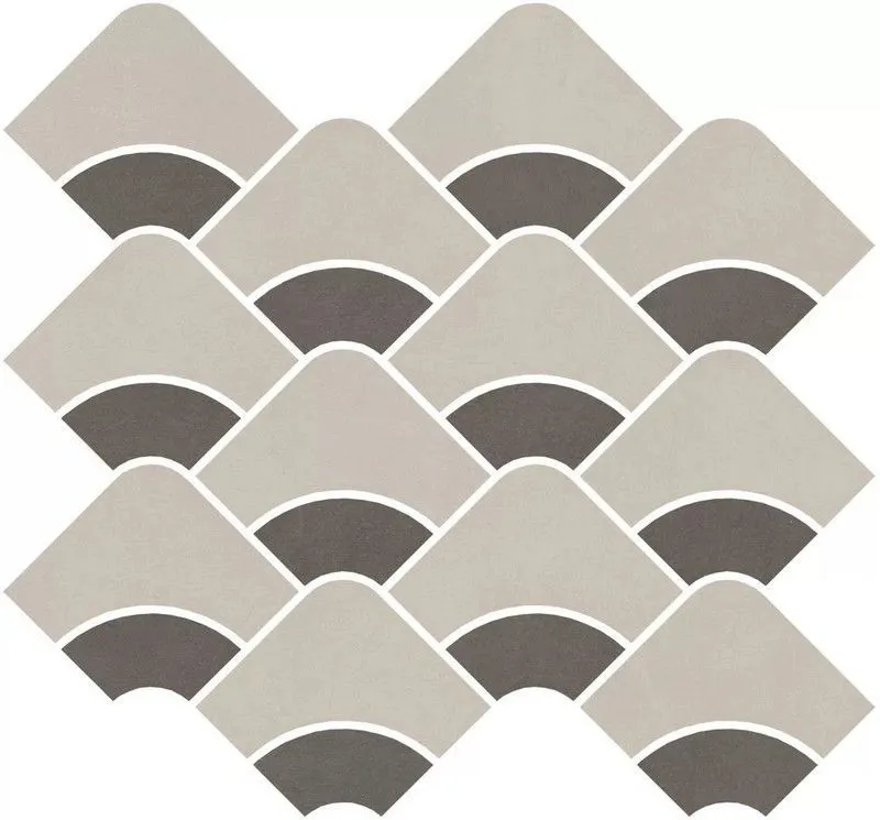 Декор Kerama Marazzi KMD2HID008BR Таделакт наборный бежевый светлый, коричневый матовый обрезной 28x30 - фото 1