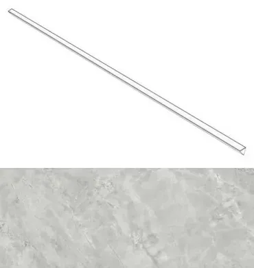 Бордюр Atlas Concorde Italy Marvel Grey Cloud Corner Silk AGJV 1x120 - фото 1