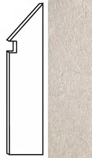 Ступень правая Atlas Concorde Italy Brave Gypsum Battiscopa Sag. Dx A1JK 7.2x30 - фото 1