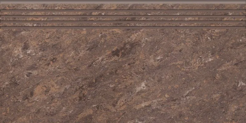 Ступень Grasaro Crystal Brown 29.4x60 G-630/PR/st01/294x600x10 - фото 1