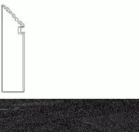 Ступень правая Atlas Concorde Italy Klif Dark Battiscopa Sag.Dx. AN4K 7.2x30 - фото 1