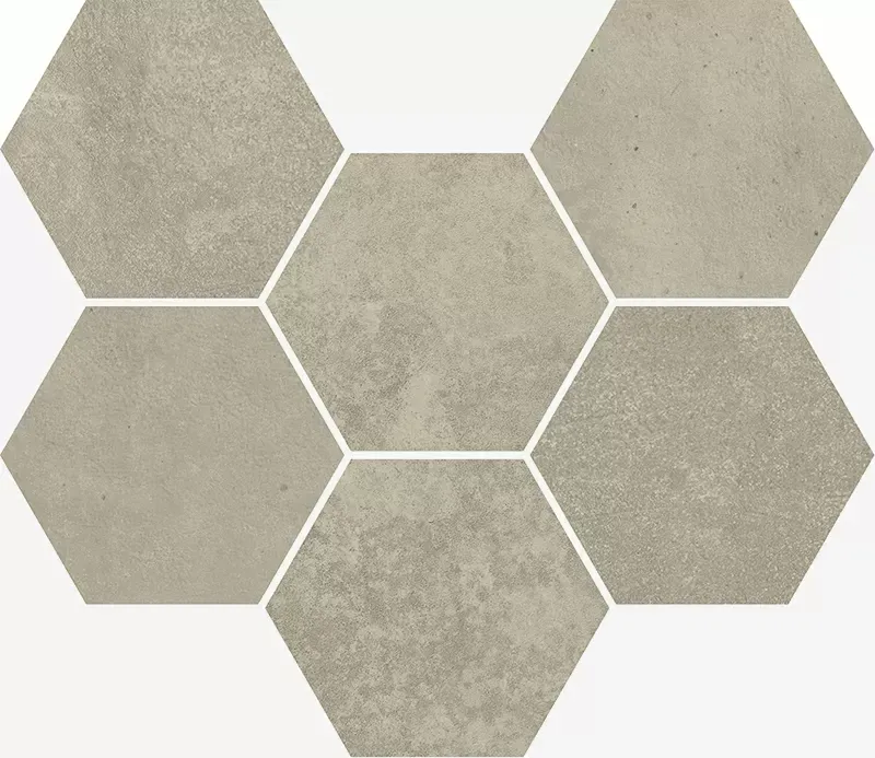 Мозаика Италон Terraviva Greige Hexagon 25x29 - фото 1
