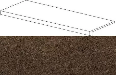 Ступень фронтальная Atlas Concorde Wise Moka 33x120 матовая - фото 1