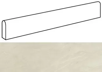 Плинтус Atlas Concorde Italy Marvel Imperial White Battiscopa Dig. Lapp. AFBS 4.6x60 - фото 1