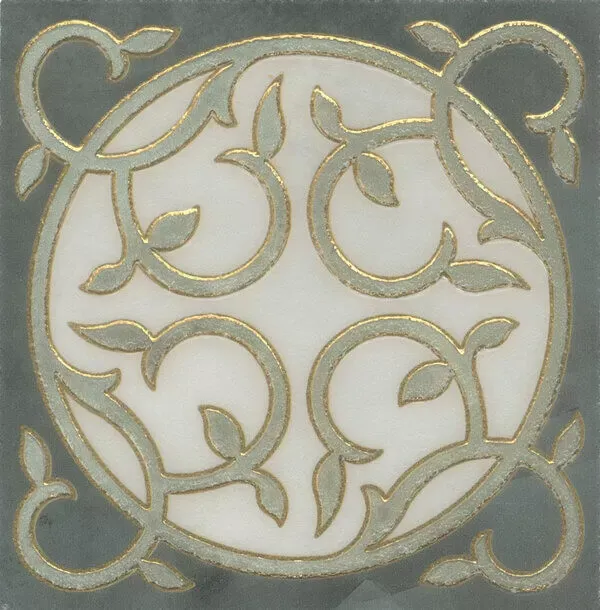 Вставка Kerama Marazzi OS\B90\SG1609L Джардини лаппатированная 15x15 - фото 1