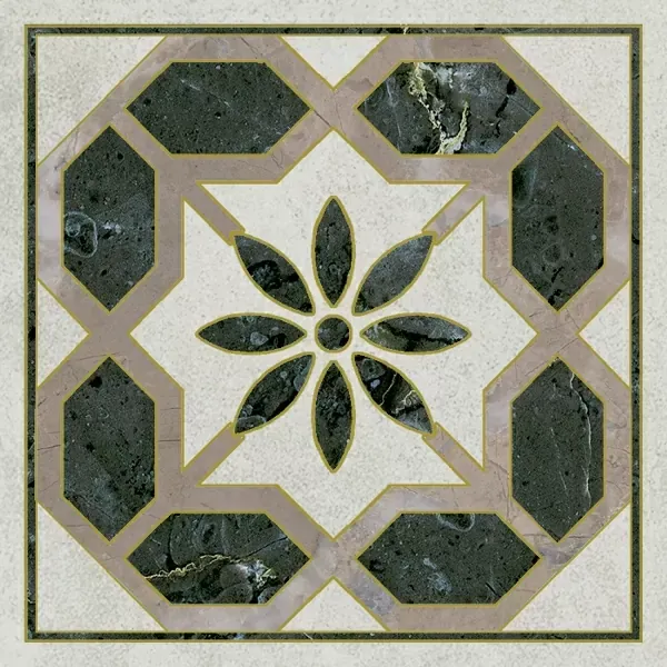 Вставка Kerama Marazzi OS\A312\SG606220RL Серенада 3 лаппатированный обрезной 7.2х7.2 - фото 2