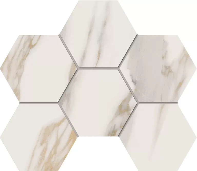 Мозаика Estima Miramare RM01 25x28.5 белый - фото 1