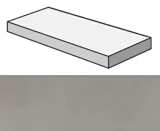 Ступень угловая левая Италон Surface Diamante 33x120 - фото 1