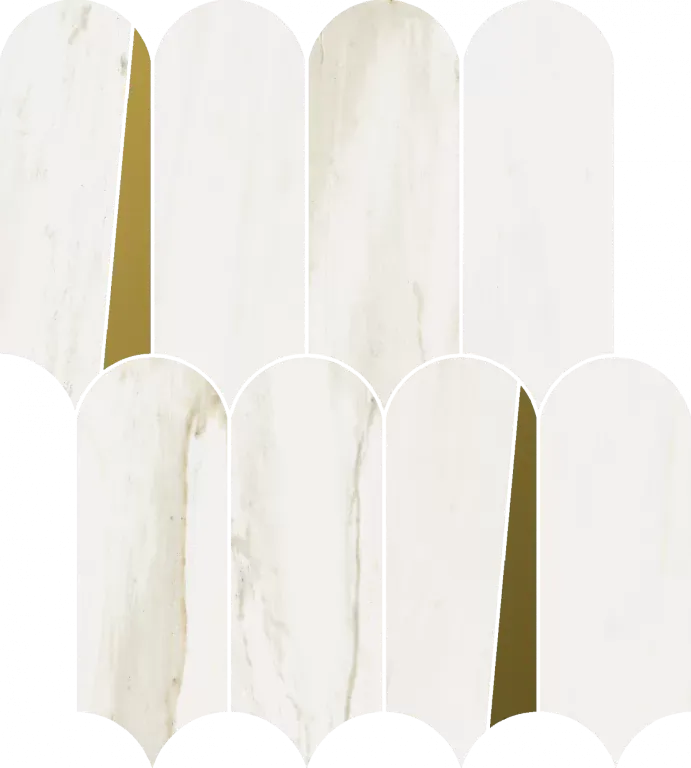 Мозаика Италон Stellaris Каррара Айвори Элегант 32,5х36,1 - фото 1