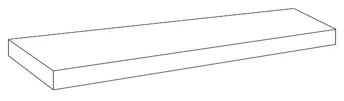 Ступень угловая левая Atlas Concorde Thesis Sand 33x120 матовая - фото 1