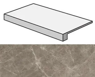 Ступень Atlas Concorde Italy Marvel Gris Supreme Scalino Lapp. AFCF 33x60 - фото 1