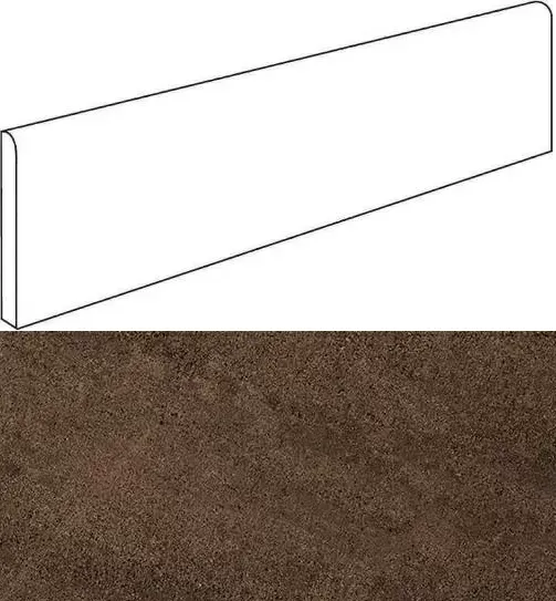 Плинтус Atlas Concorde Wise Moka 7,2x60 матовый - фото 1