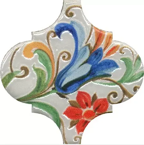 Декор Kerama Marazzi VT\A581\65000 Арабески Тоскана 5 глянцевый 6.5x6.5 - фото 1