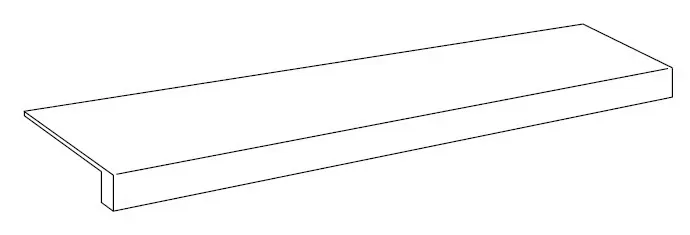 Ступень фронтальная Atlas Concorde Volcano Grigio 33x120 - фото 1