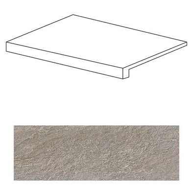 Ступень Atlas Concorde Italy Trust Silver Scalino ACYW 33x60 - фото 1