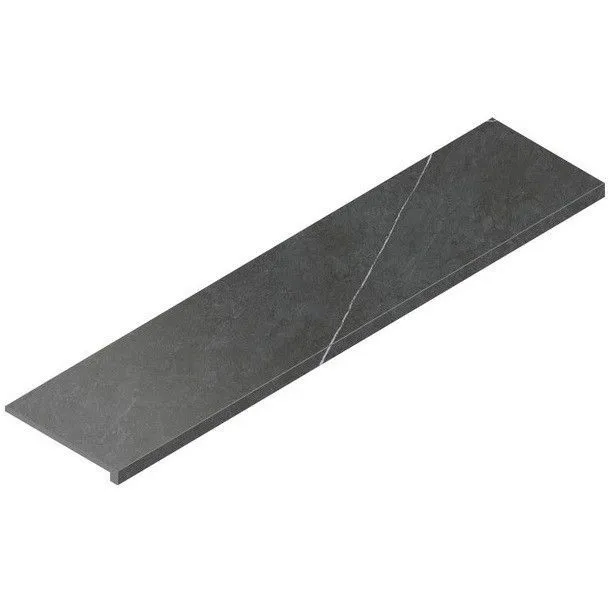 Ступень угловая правая Италон Metropolis Imperial Black 33x120 - фото 1