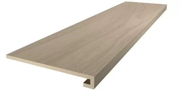 Ступень клееная Kerama Marazzi SG518320R\GCF Монтиони бежевый матовый обрезной 33x119.5 - фото 1