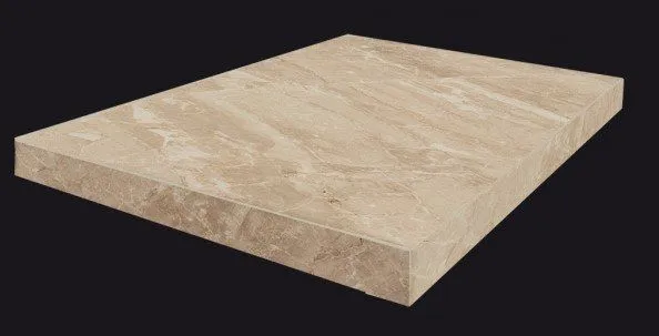 Ступень угловая левая Coliseumgres Portofino Beige 33x45 лаппатированная - фото 1