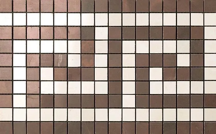 Декор Atlas Concorde Italy Marvel Bronze/Champagne Greca Mosaico 18.5x30 ASM8 - фото 1