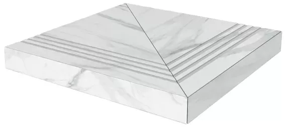 Ступень угловая клееная Kerama Marazzi SG507122R\GCA Монте Тиберио лаппатированный 33х33 - фото 1