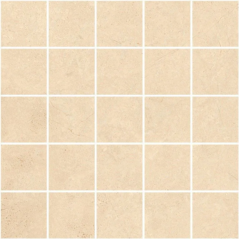 Мозаика Kerranova Marble Trend Crema Marfil 30.7x30.7 K-1003/MR/m14/307x307x10 - фото 1
