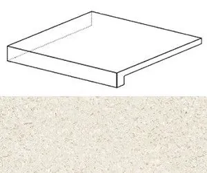 Ступень угловая Atlas Concorde Italy Marvel Terrazzo Cream Scalino Ang. Matt AS80 33x33 - фото 1