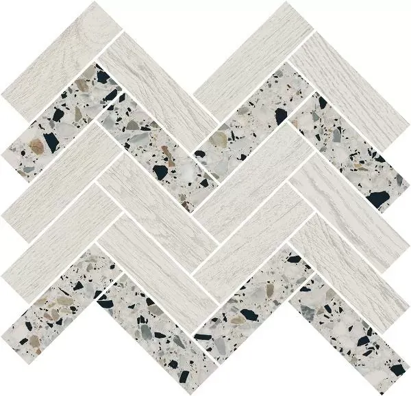 Мозаика Kerama Marazzi T042\SG5268 Монтиони мозаичный белый 34х35.5 - фото 1