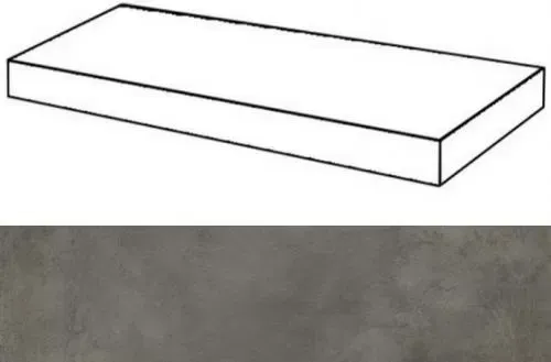 Ступень угловая правая Италон Millennium Black 33x60 - фото 1