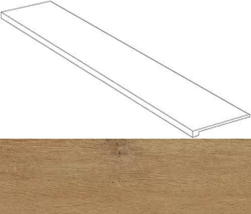 Ступень фронтальная Atlas Concorde Oak Reserve Pure 33x120 - фото 1