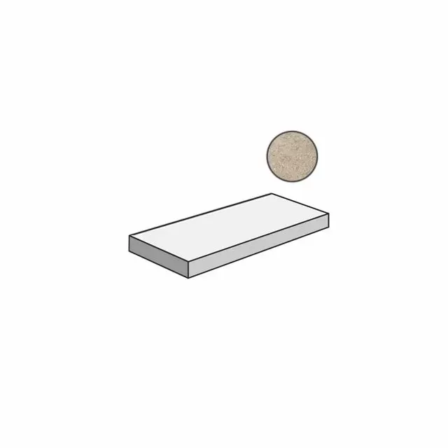 Ступень угловая правая Италон Genesis Venus Cream 33x120 - фото 1