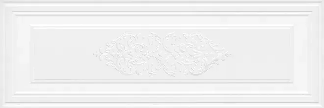 Декор Kerama Marazzi 14042R\3F Монфорте белый панель обрезной 40x120 - фото 1
