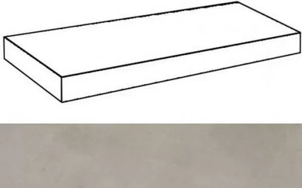 Ступень угловая левая Италон Millennium Iron 33x80 - фото 1