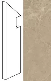 Ступень левая Atlas Concorde Italy Marvel Elegant Sable Battiscopa Sag.Sx AFBZ 7.2x30 - фото 1