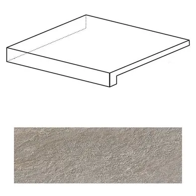 Ступень угловая Atlas Concorde Italy Trust Silver Scalino Angolare ACY1 33x33 - фото 1