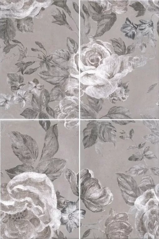 Декор Kerama Marazzi 8272\4x\3F Панно Александрия серый 40x60 - фото 1