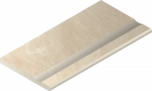 Бортик Италон Материя X2 Магнезио с выемкой закругленный 620090001197 бежевый 30x120 - фото 1