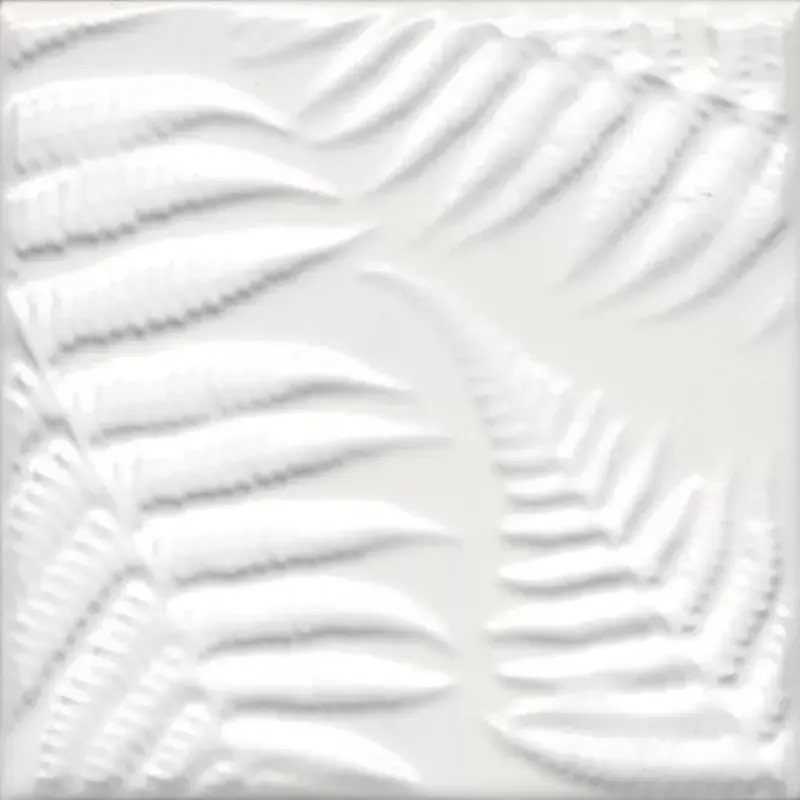 Декор Kerama Marazzi KMD2SFD001BN Агдаль 3 белый матовый структура 15x15 - фото 1