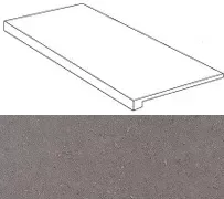 Ступень Atlas Concorde Italy Kone Grey Scalino AAK7 33x60 - фото 1