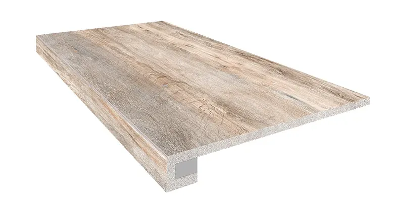 Комплект Estima BG00 Brigantina Decape (Ступень 33x120 непол. прямоугол. бортик без насечек + Подступенок 14,5x120) - фото 1