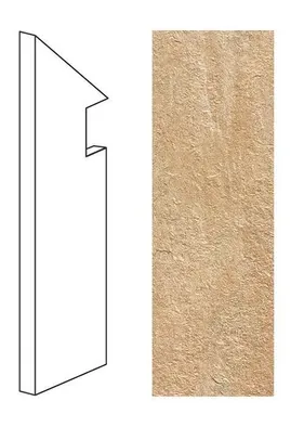 Ступень левая Atlas Concorde Italy Trust Gold Battiscopa Sag.Sx AEAO 7.5x30 - фото 1