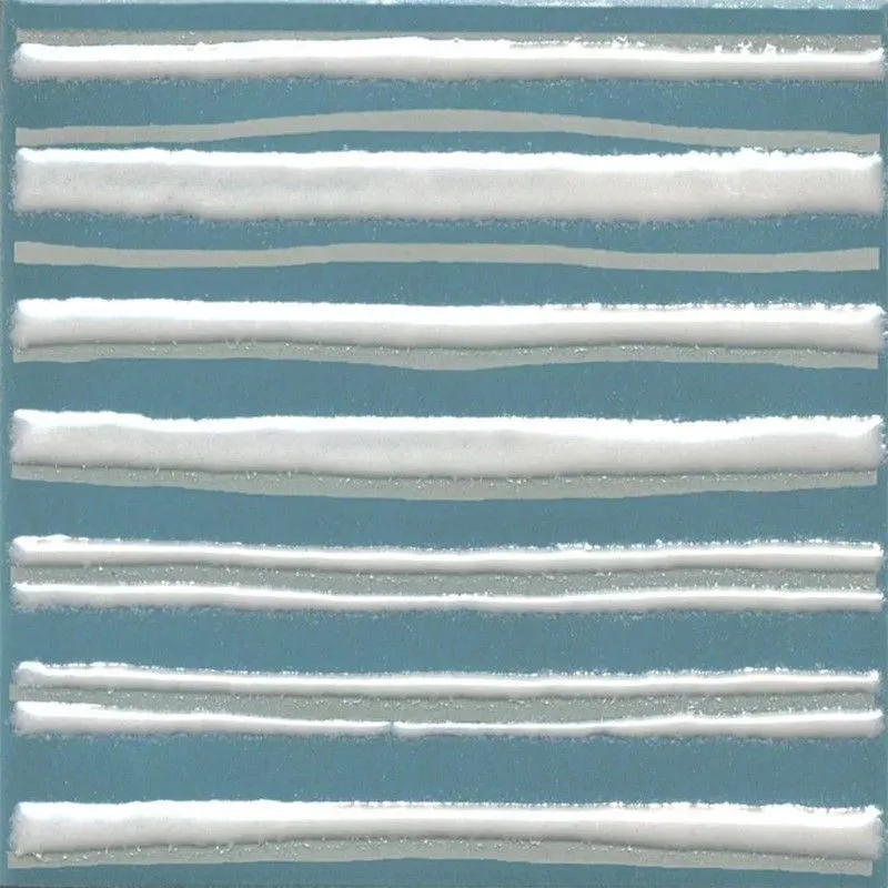 Декор Kerama Marazzi KMD3STA024GN Бахия 3 бирюзовый глянцевый 9.8x9.8 - фото 1