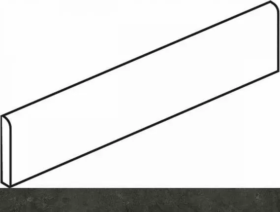 Плинтус Voyager Black 7.2x60 - фото 1