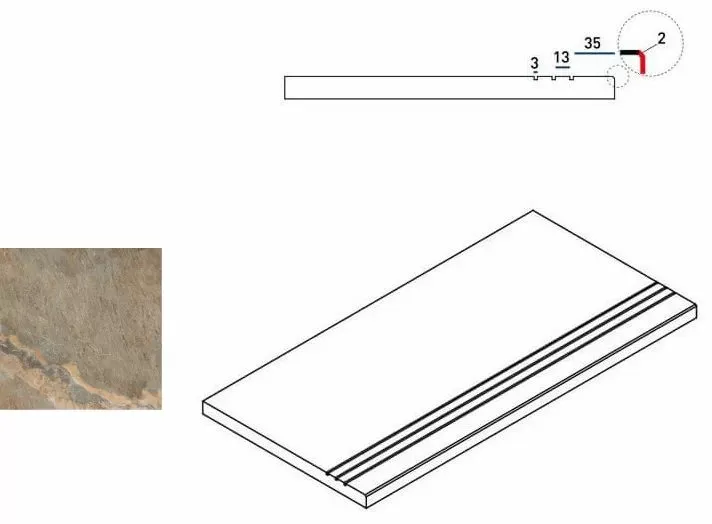 Бортик Италон Magnetique Х2 Dark 30x60 - фото 1