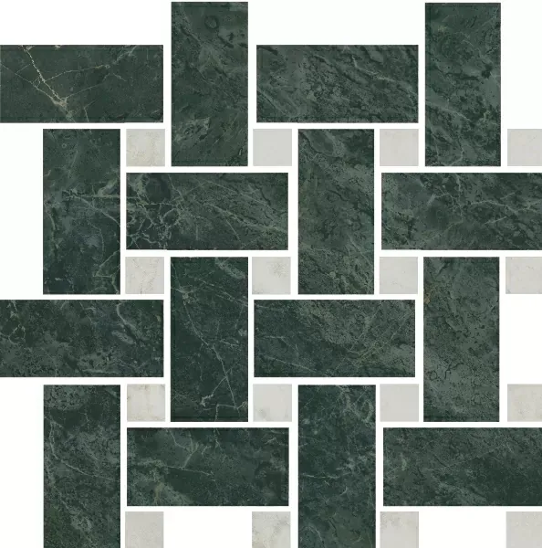 Мозаика Kerama Marazzi T038\SG6542 Серенада мозаичный зелёный лаппатированный 32х32 - фото 4