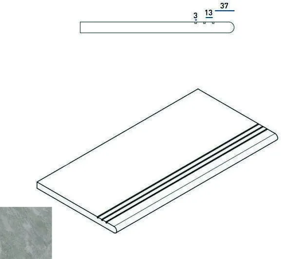 Ступень закругленная Италон Climb Х2 Rock 30x60 - фото 1