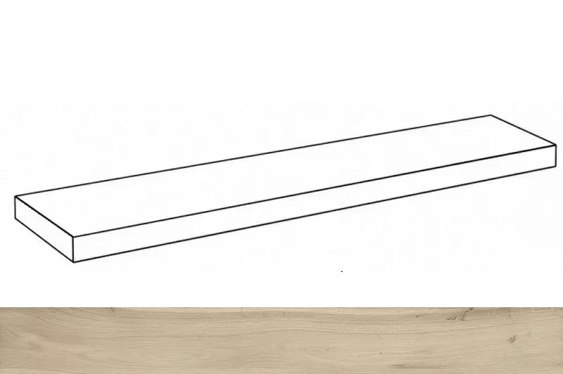 Ступень угловая левая Италон Loft Magnolia 33x160 - фото 1