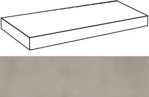 Ступень угловая левая Италон Millennium Iron 33x60 - фото 1